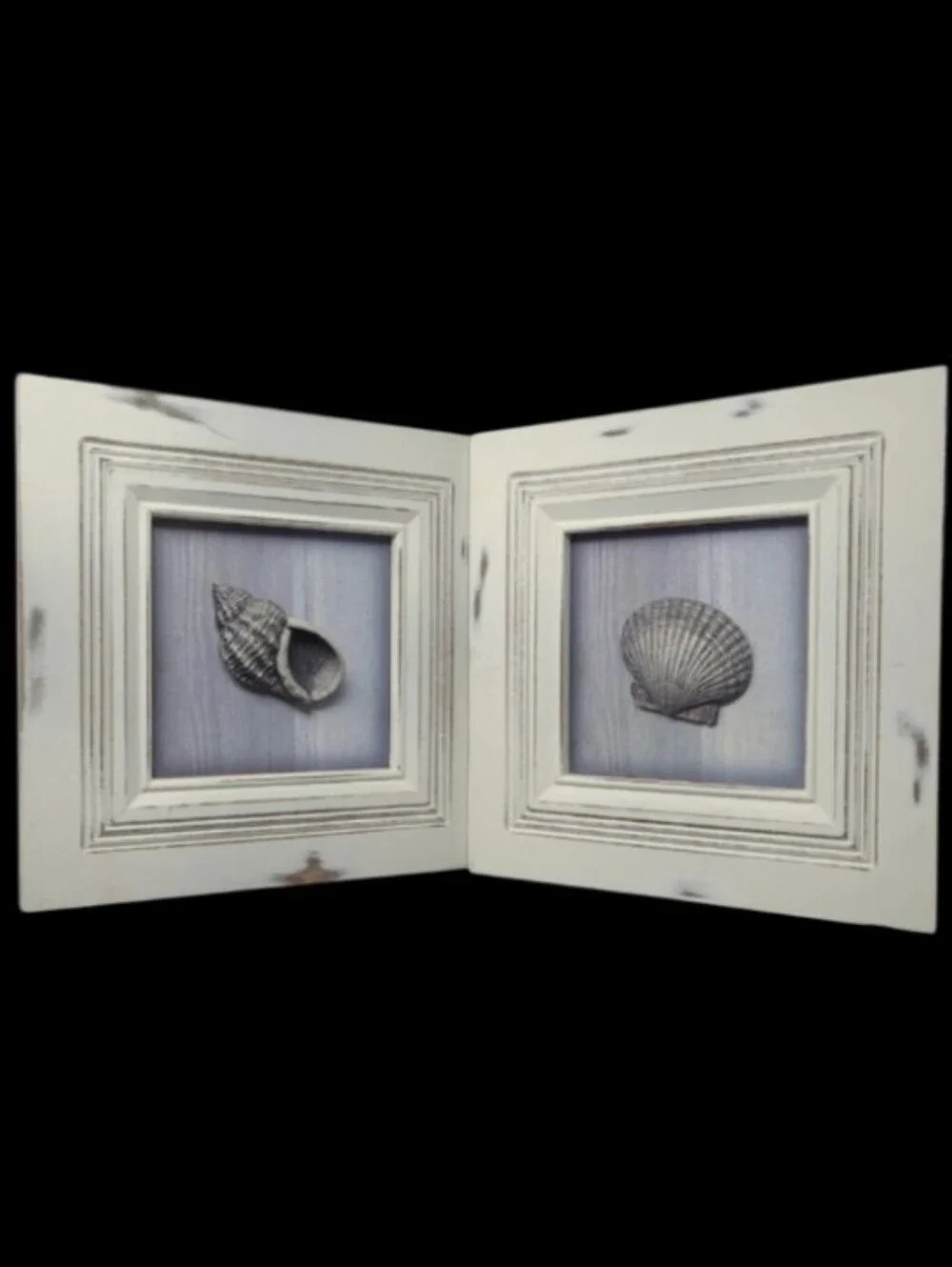 2006 SET OF 2 FRAMED ART - SEA SHELLS